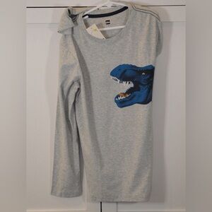 Tea Collection Boys 14 T-Rex long sleeve T-shirt, new.